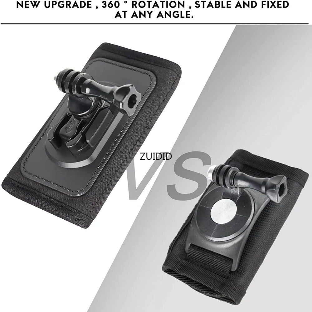 360 ° xoay khóa Khóa giải phóng nhanh Backpack vai gắn dây cho GoPro Hero 11 9 8 7 5 4 DJI Hành động 2 Phụ kiện camera hành động