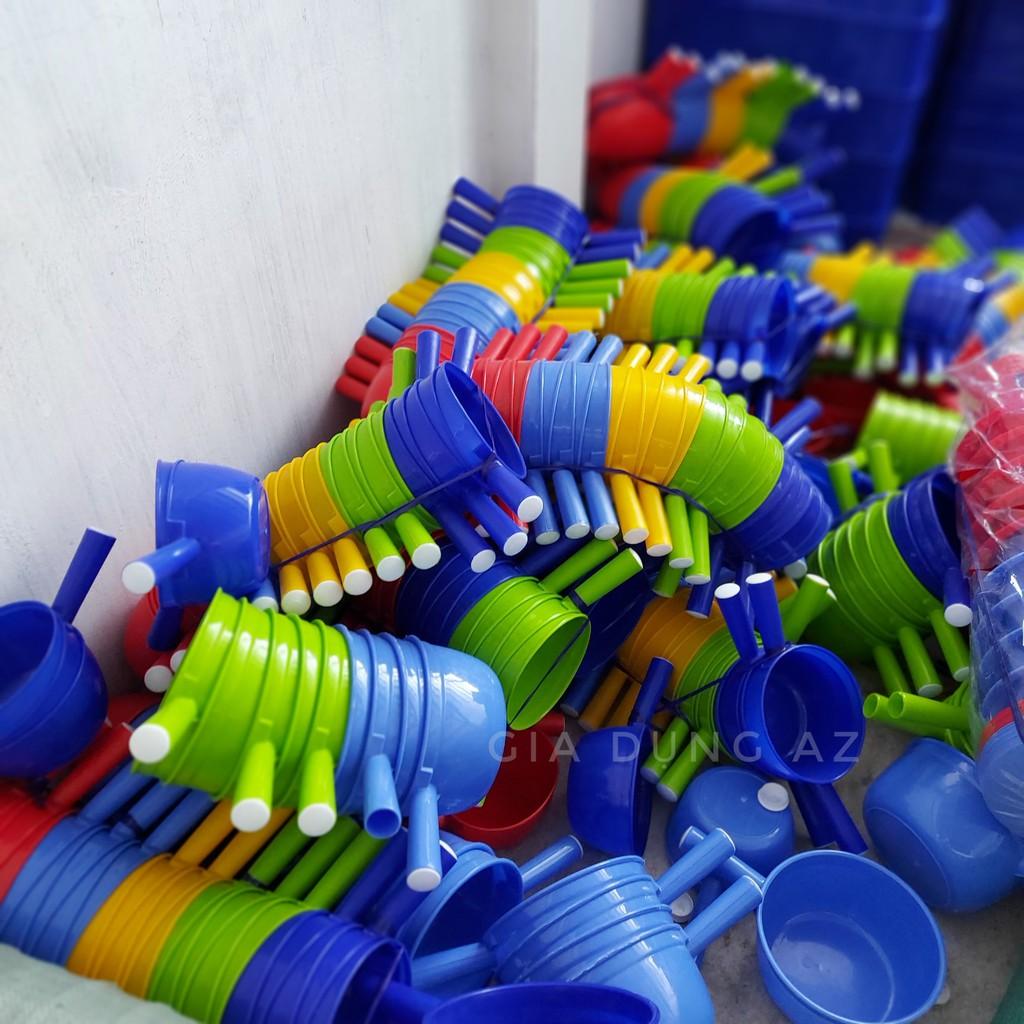 Gáo múc nước màu đỏ, xanh lá, xanh dương, vàng, đủ kích cỡ lựa chọn, nhựa chính phẩm không mùi, bền bỉ an toàn sức khỏe