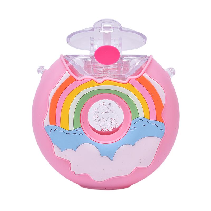 Sang Trọng Hoạt Hình Bình Nước Cho Bé Tặng Ốp Ấm Đun Nước Ống Hút Nước Di Động Ấm Đun Nước Ống Hút Bình Nước