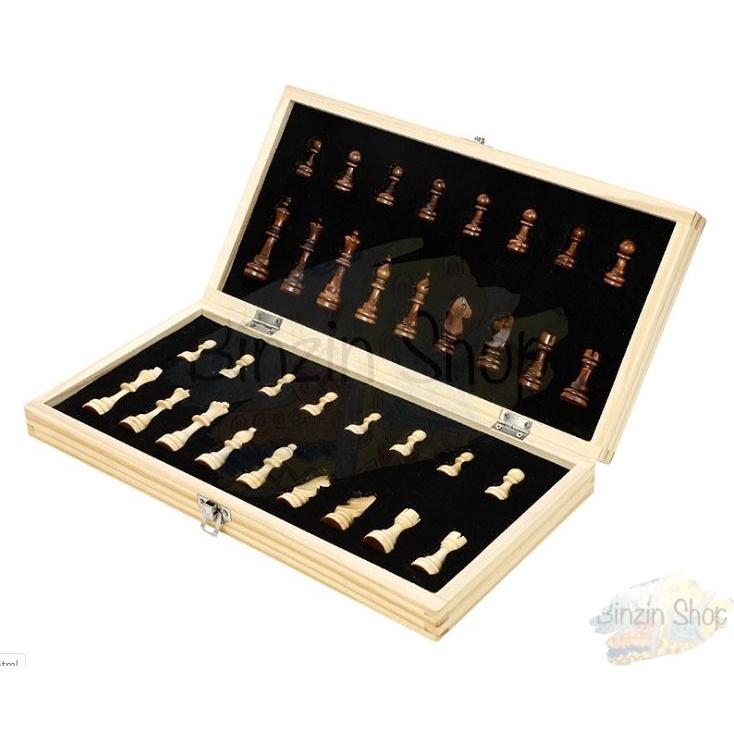 Bộ cờ vua nam châm bằng gỗ cao cấp size 39cm
