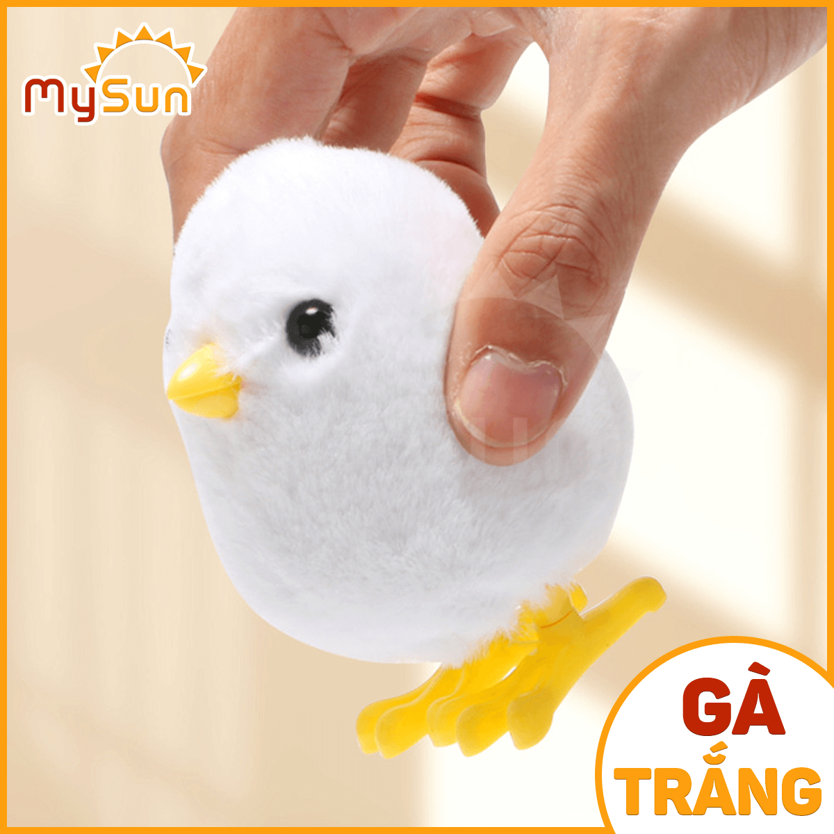 Con Gà đồ chơi con Vịt biết nhảy vặn dây cót cho bé MySun