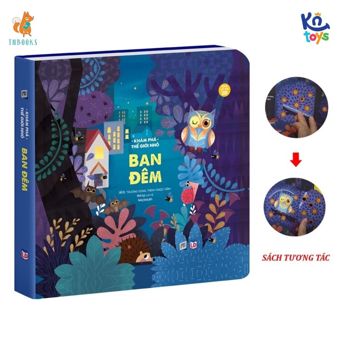 Bộ 4 Cuốn Sách Tương Tác Lật Mở - Khám Phá Thế Giới Nhỏ (Ban đêm + Khủng Long + Hải Dương + Rừng Sâu)