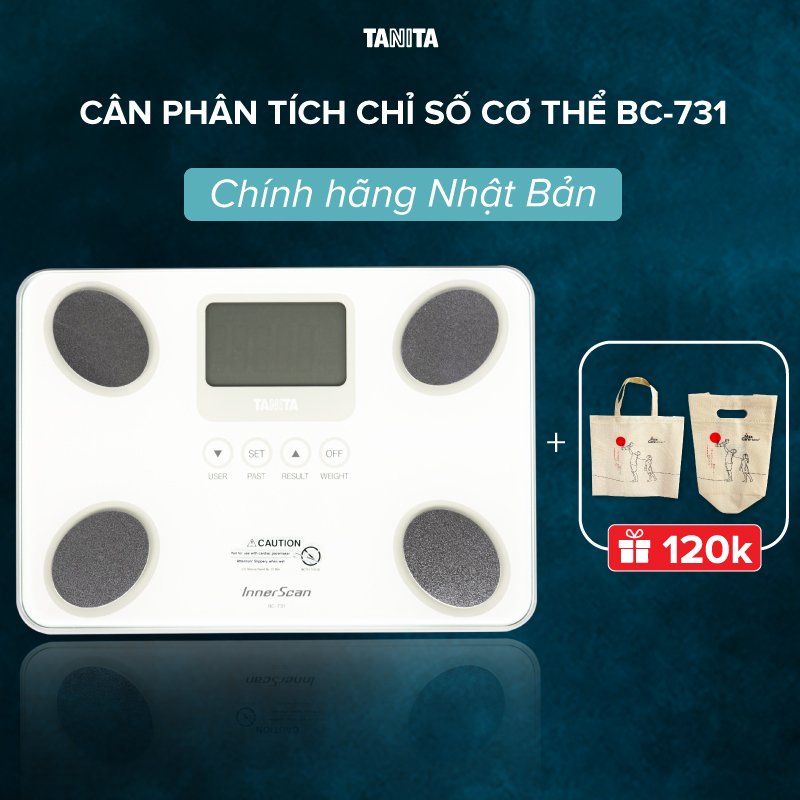 Cân sức khỏe và phân tích cơ thể TANITA BC-731