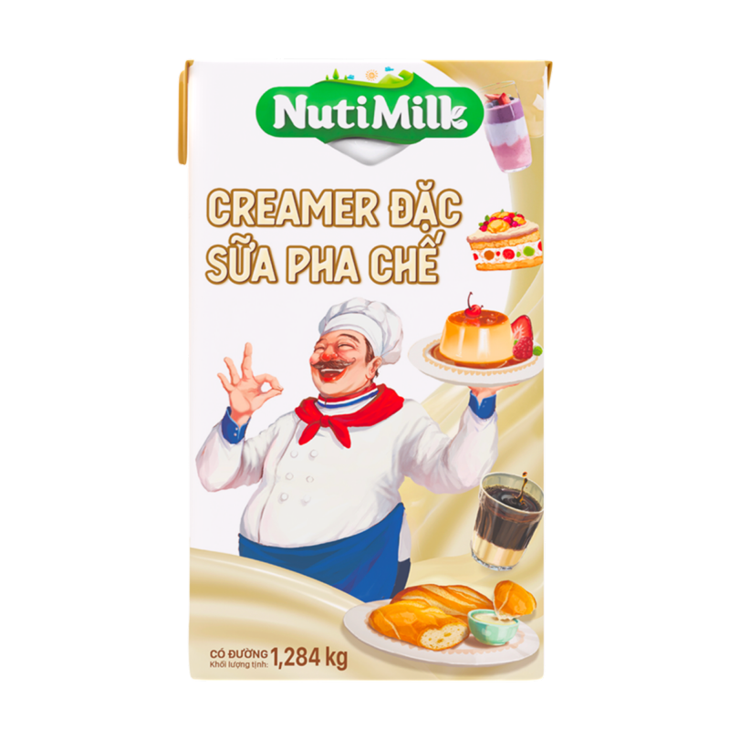 Creamer đặc có đường Nuti (Xanh lá) Hộp 1,284 kg SDX03TI NUTIFOOD