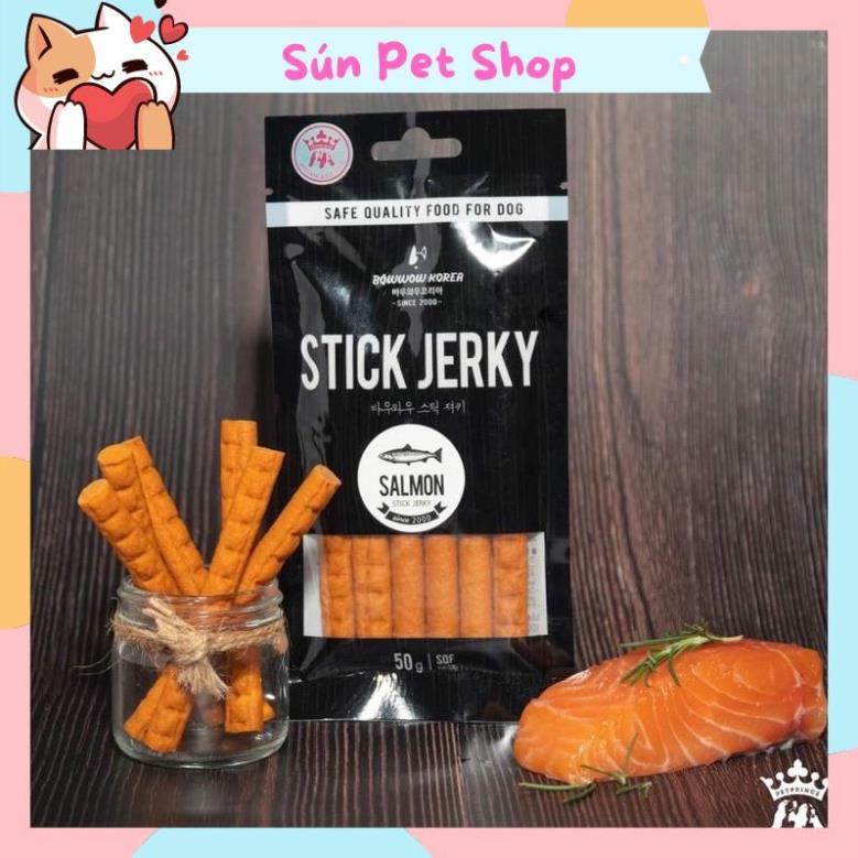 Bánh thưởng dạng que Bowwow Stick Jerky cho chó - Snack cao cấp cho thú cưng