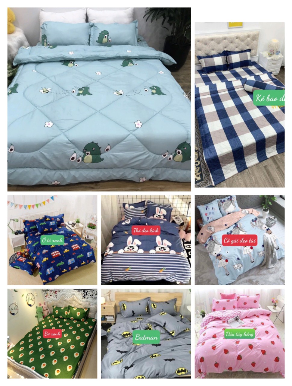 Ga trải giường 1m6x2m bọc đệm dày 10-15-20cm