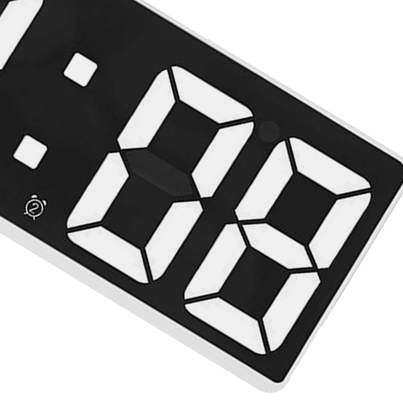Large Number Clock Table Date LED Display for Elderly Home