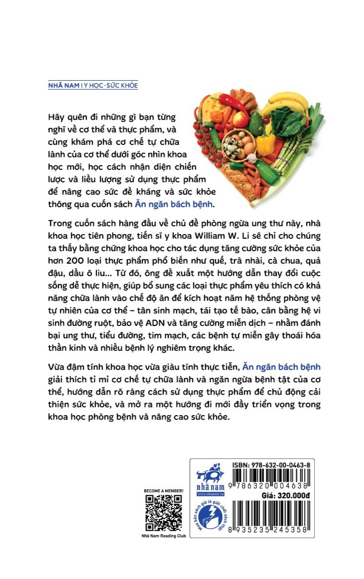 Sách Ăn Ngăn Bách Bệnh - Cơ Chế Tự Chữa Lành Của Cơ Thể