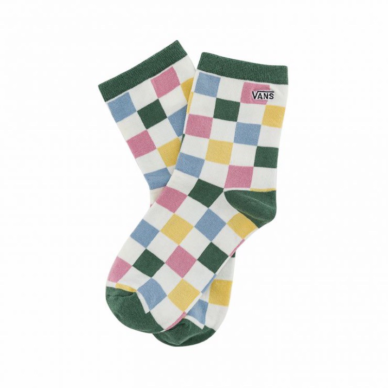 Vớ Vans Cổ Trung kẻ caro Wm Shinner Sock - VN0A49ZCY0E
