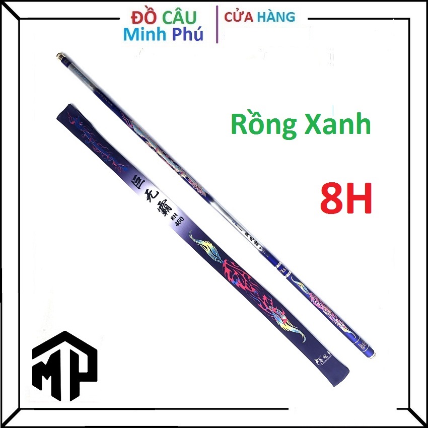 Cần câu tay 8H Rồng Xanh Tải Cá Cao , Hàng Cao Cấp