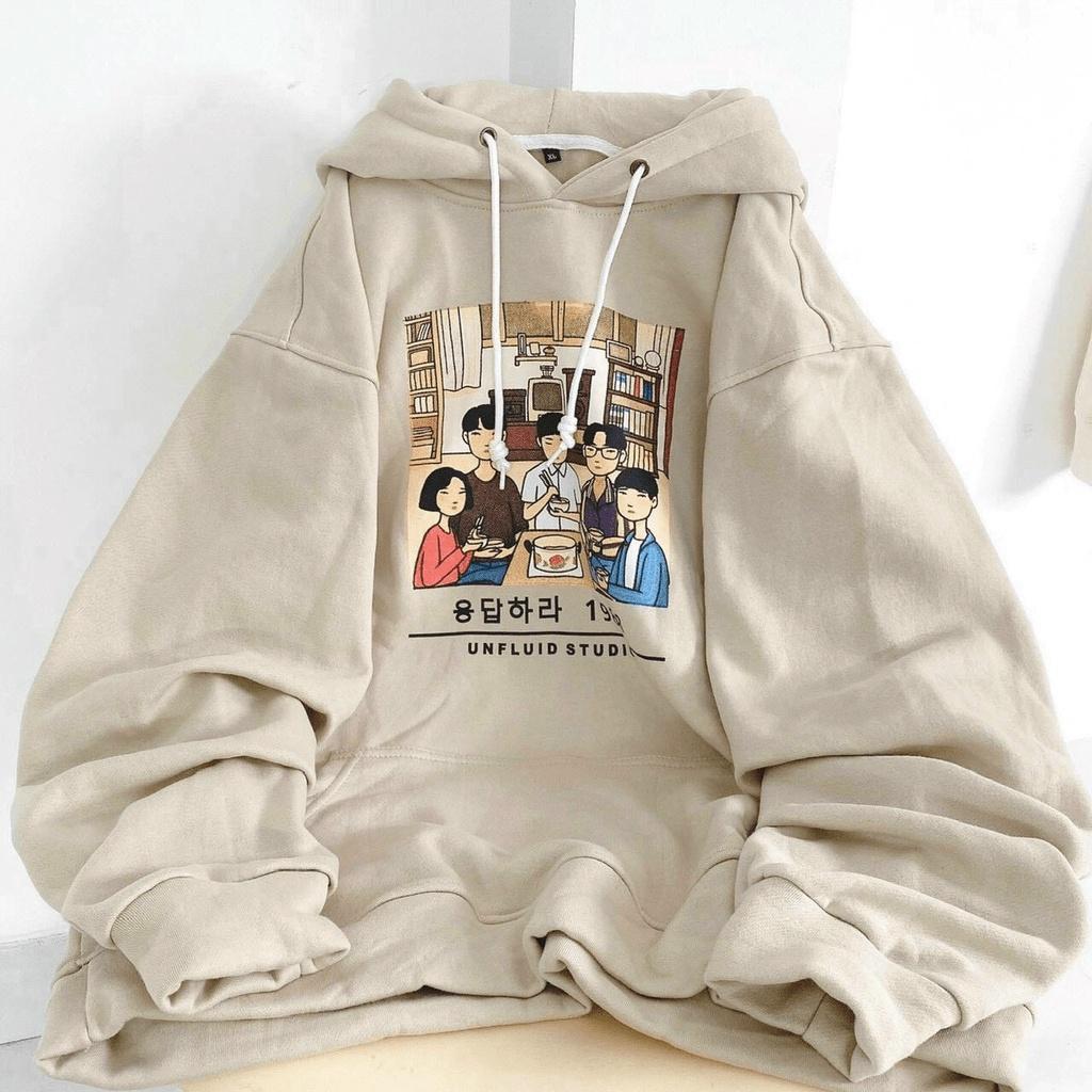 Áo hoodies sweater form to y hình pc hàn quốc tôn dáng cho các bạn trẻ VINA 1HIT