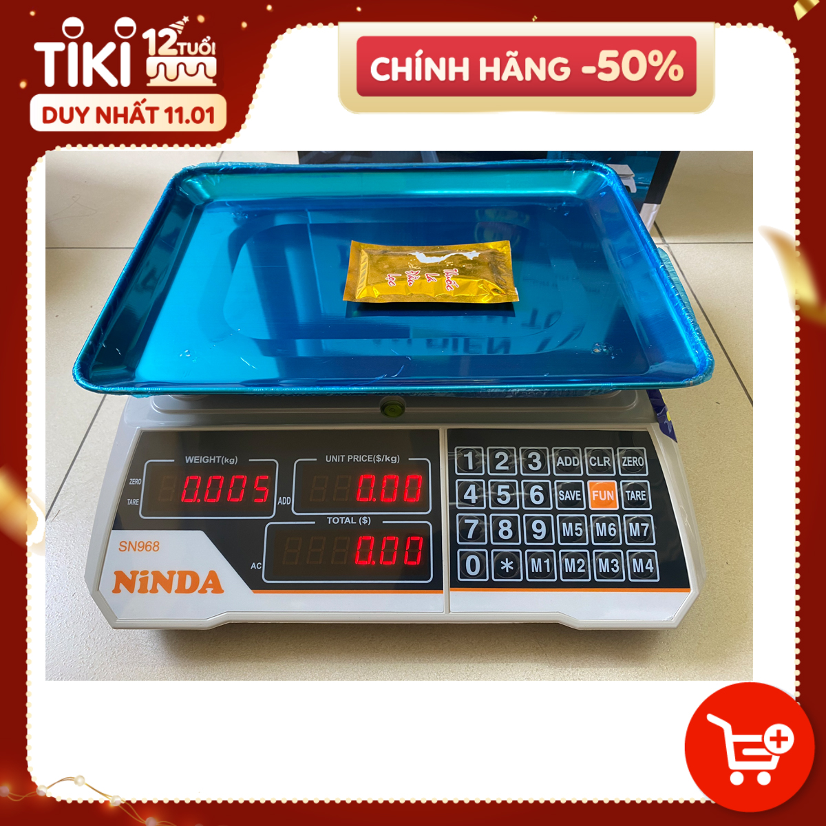 Cân điện tử NiNDA SN968 cân tối đa 30kg- Hàng Chính Hãng