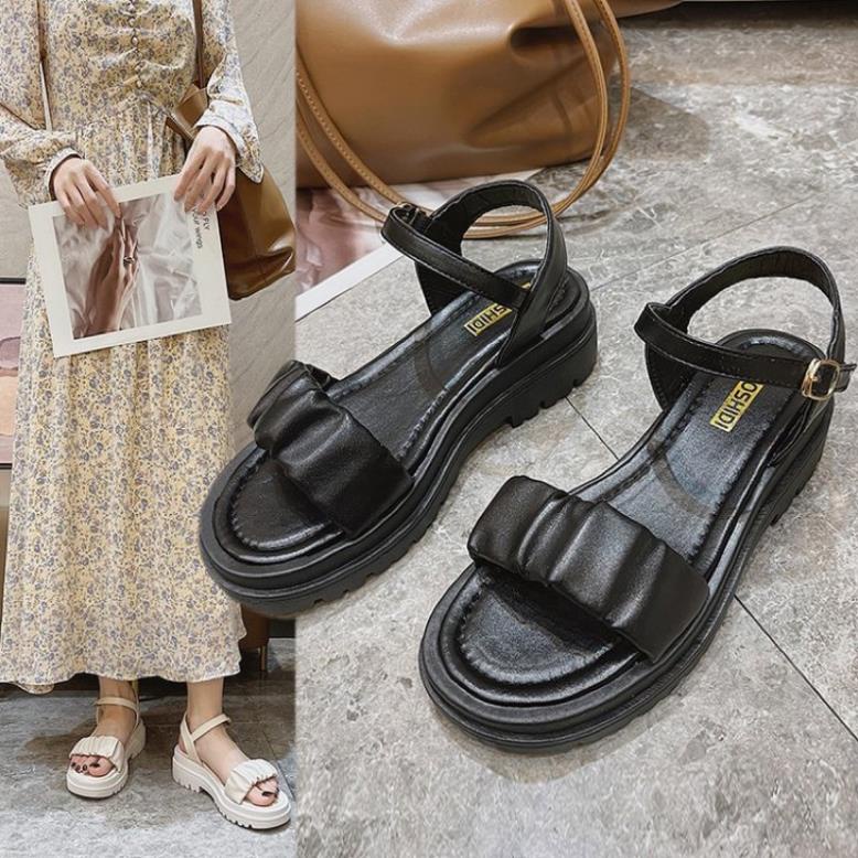 Giày sandal mã THS62 nhún đế chiến binh mũi hở