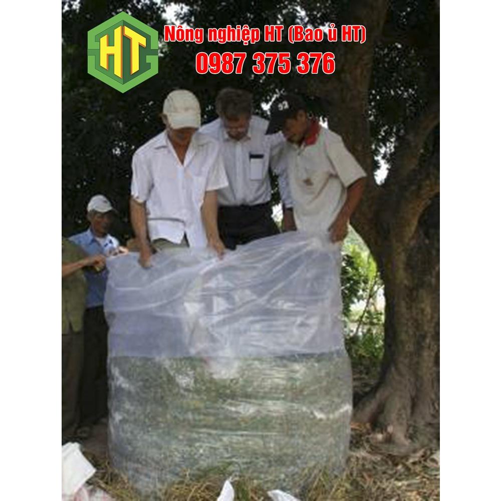 Bao nilon ĐA NĂNG LOẠI LỚN nặng 1,5kg, 2m x 3,1m dùng ủ thức ăn xanh hoặc chứa nông sản, đồ kích thước lớn.