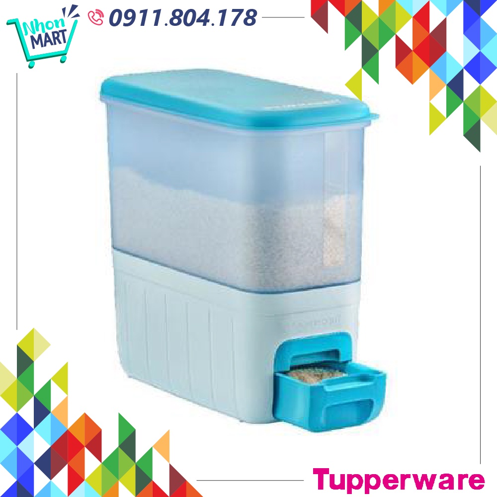 Thùng Gạo Rice Dispenser 10kg Chất Nhựa Cao Cấp Thiết Kế Nhỏ Gọn Phù Hợp Không Gian Bếp