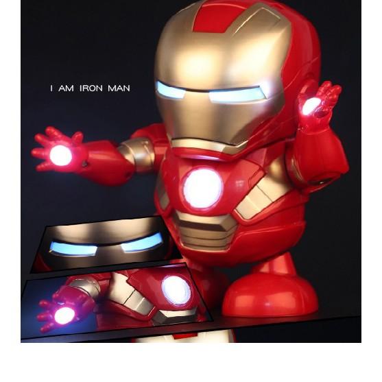 Robot Dancing Iron Man Tự nhảy, Bumblebee Dance Hero-Robot nhảy múa vui nhộn cho bé yêu