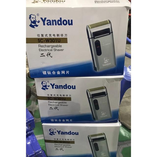 Combo 1 máy cạo dâu và 1 bộ lưỡi dự phòng yandou K chuyên sỉ  G393