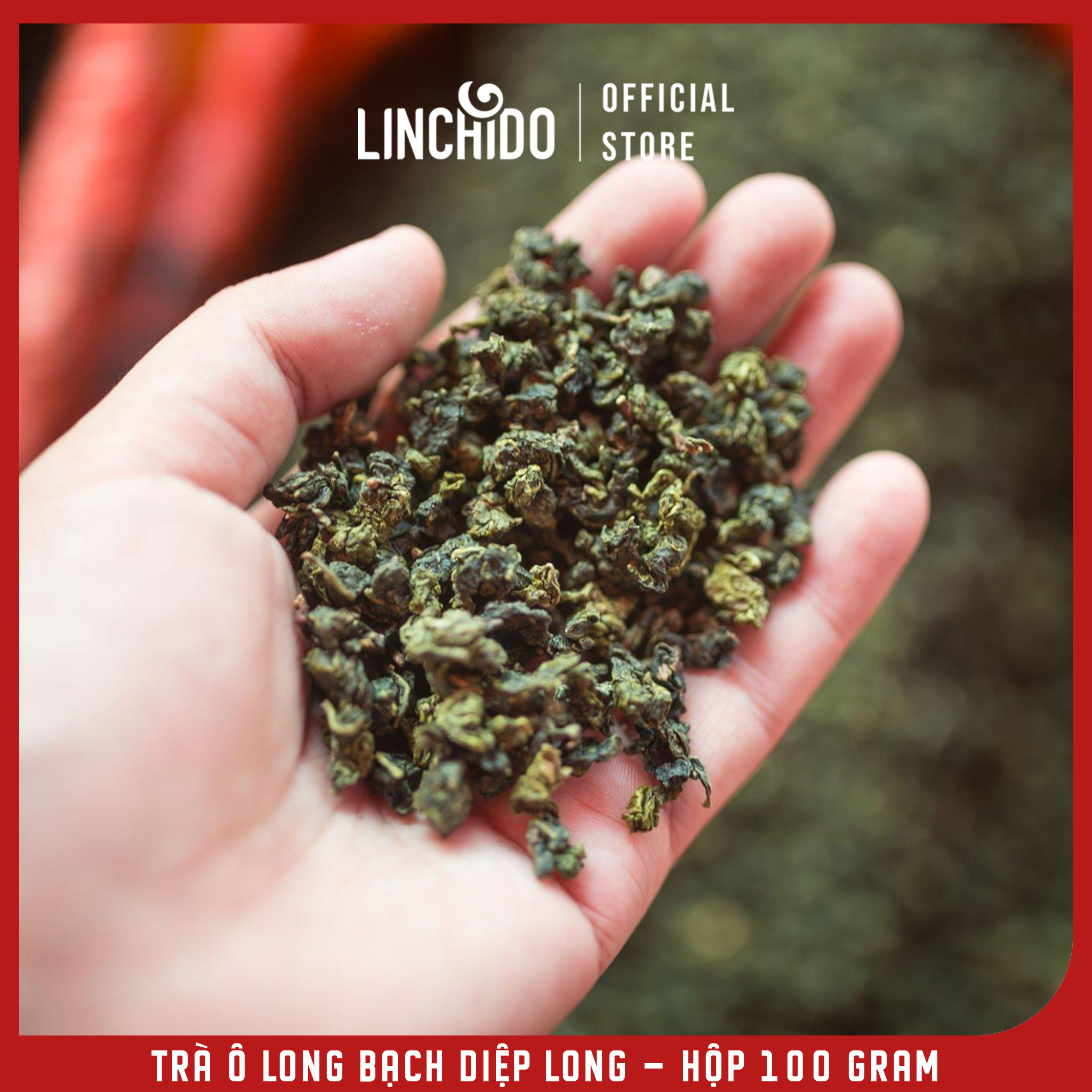 Trà Ô Long - Bạch Diệp Long - Hộp 100 Gram