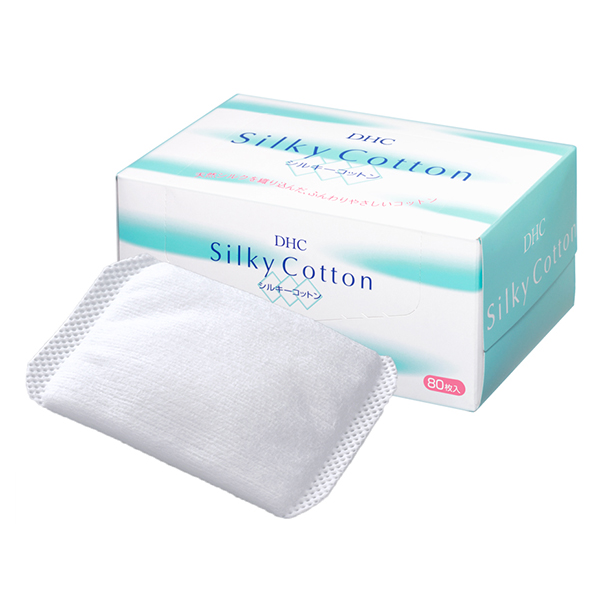 Bông Tẩy Trang DHC Silky Cotton (80 Miếng)