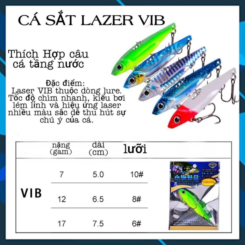 Mồi Lure_ Mồi Câu Lure Cá Sắt Chuyên Đồ Câu Lure VIB Lazer _Mồi Câu Cá Lóc_ Lure _23