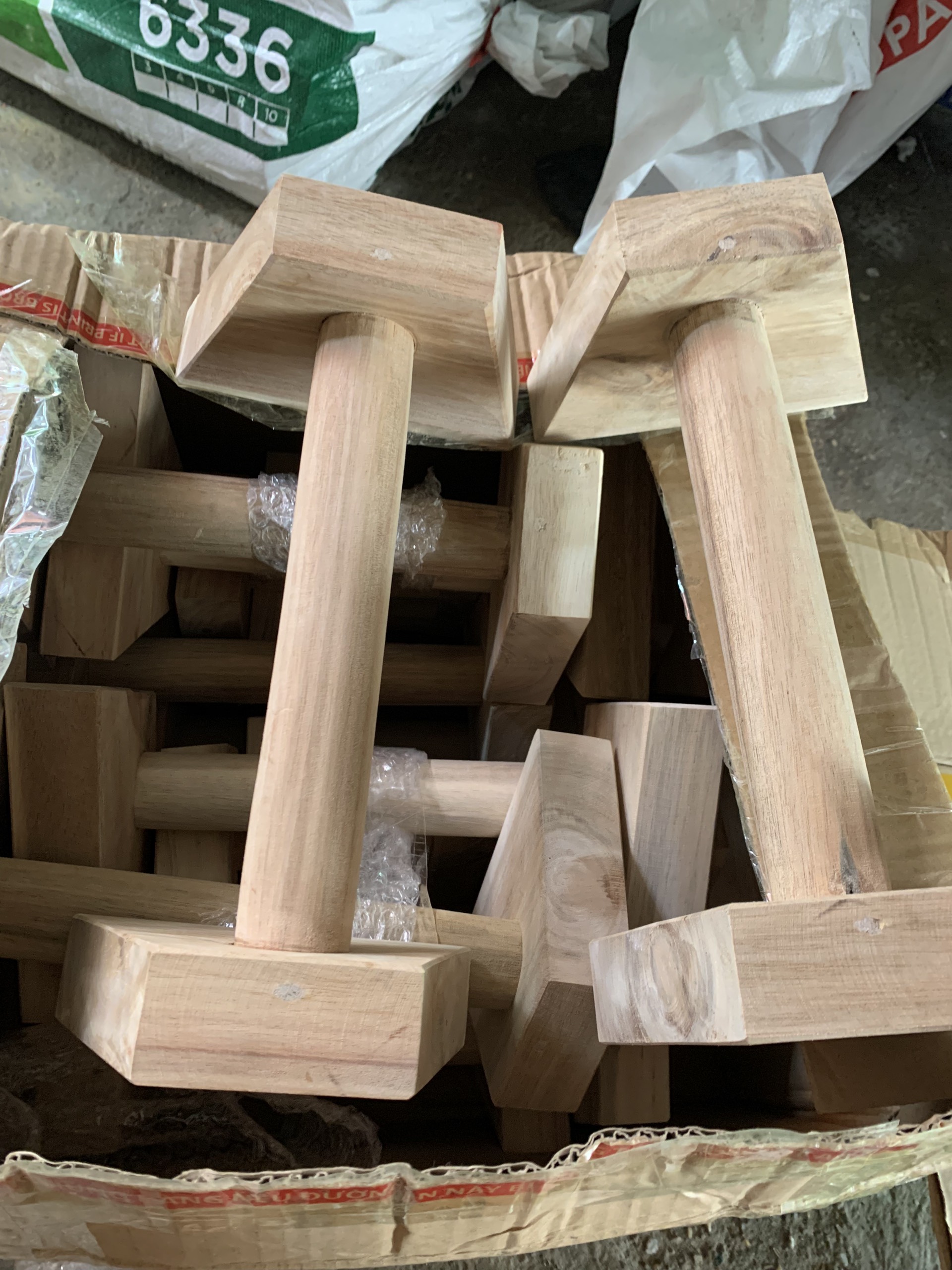 Dụng Cụ Hít Đất gỗ Parallettes