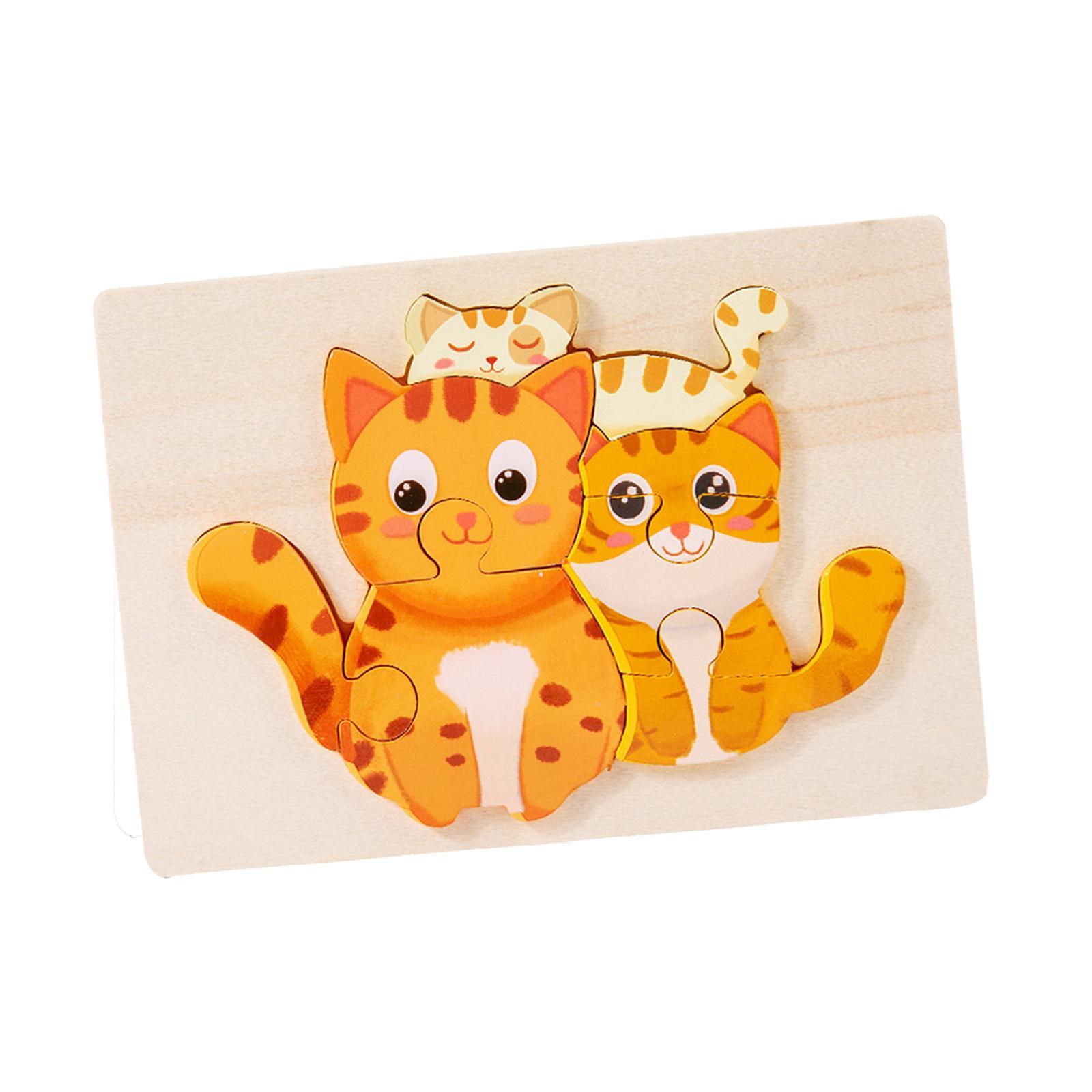Animal Jigsaw Puzzles Educational Learning Toy Puzzle for Kids Children
