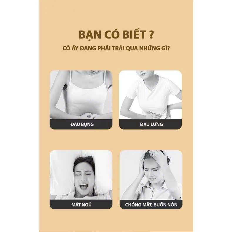 Máy Chườm Ấm Bụng, Đai Chườm Nóng, Massage Giảm Đau Bụng, Đau Lưng Khi Đến Kỳ Kinh Nguyệt Cho Bạn Gái