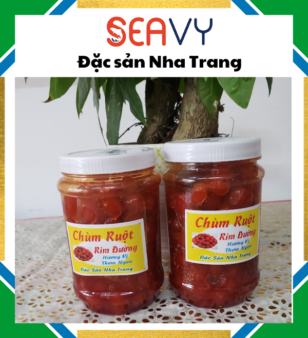 Đặc Sản Nha Trang - Chùm Ruột Rim Đường Chua Ngọt, Seavy Hộp 500g