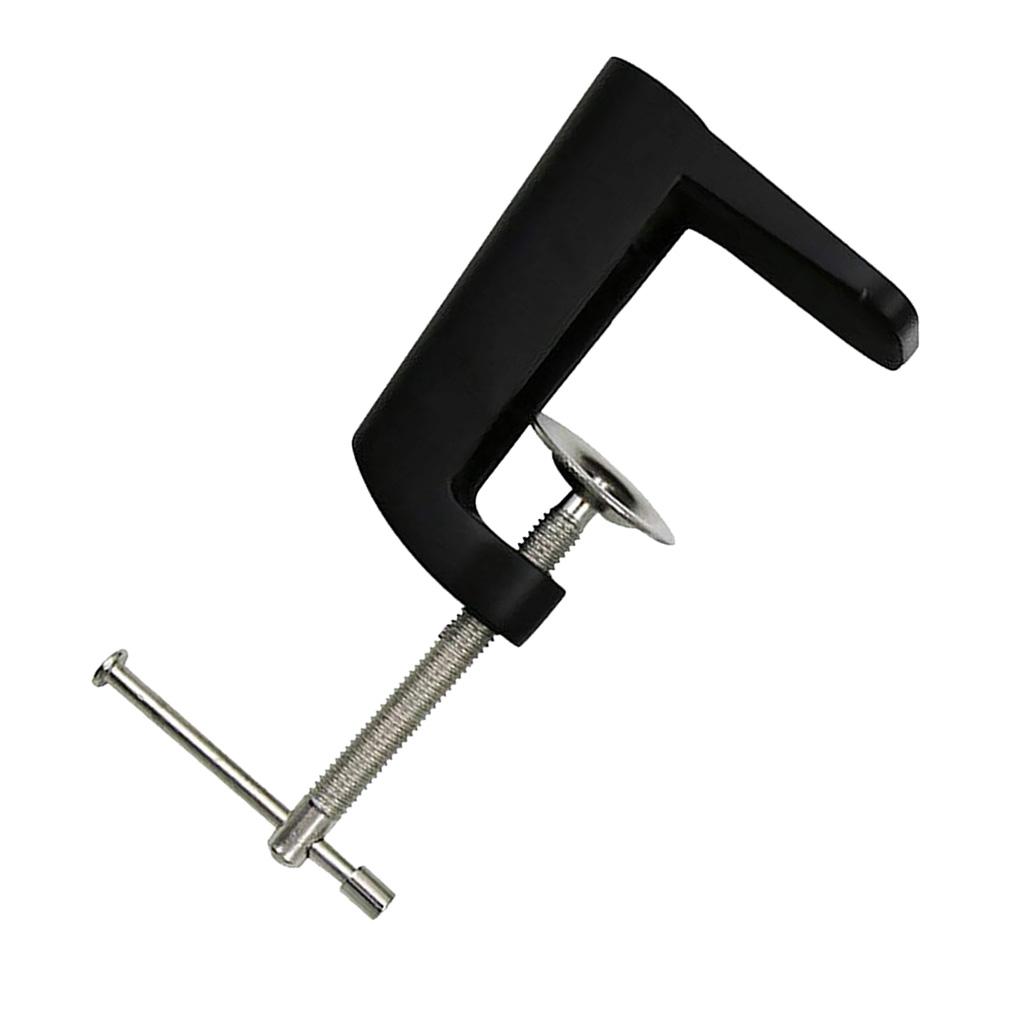 Base Arm Lamp Adjustable Arm Clamp Table Lamp Accessories Clamp Clip Black