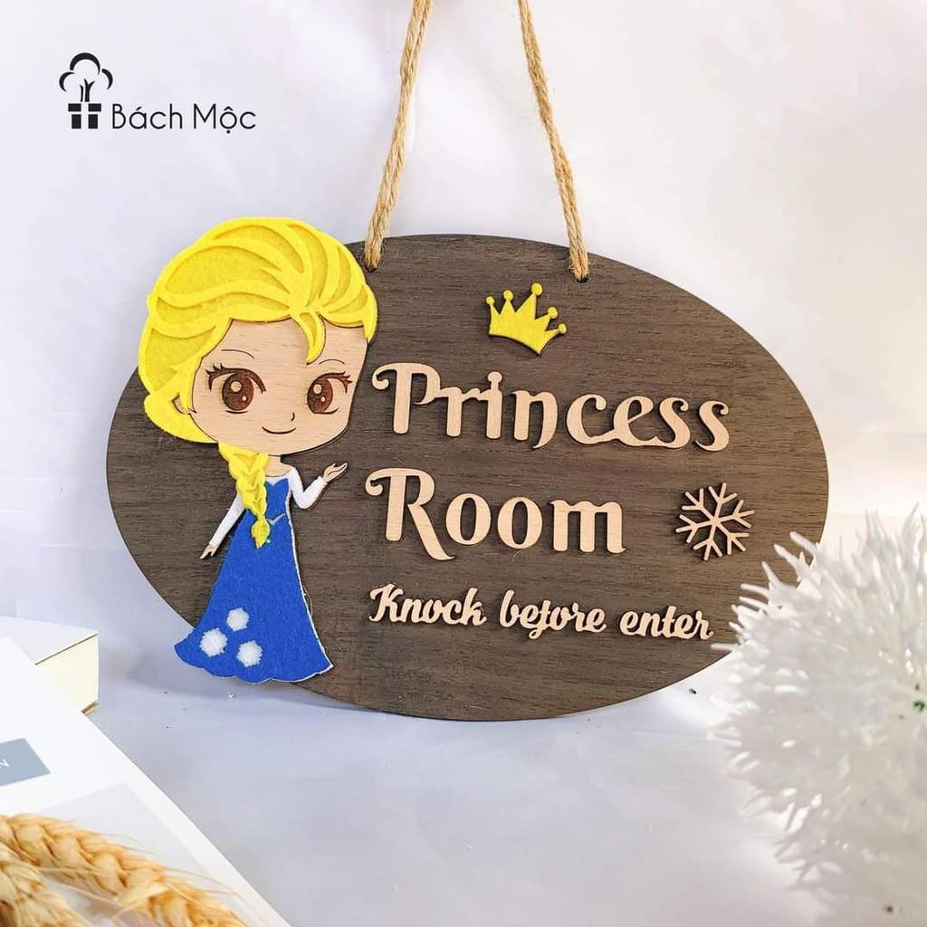Bảng gỗ trang trí phòng cho Bé Gái mẫu mã đẹp