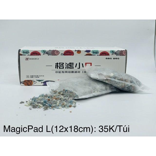 Vật liệu lọc bể cá DODOFLY MAGICPAD cho lọc tràn trên, lọc thùng, lọc vách, lọc thác, lọc treo bể cá vừa và nhỏ
