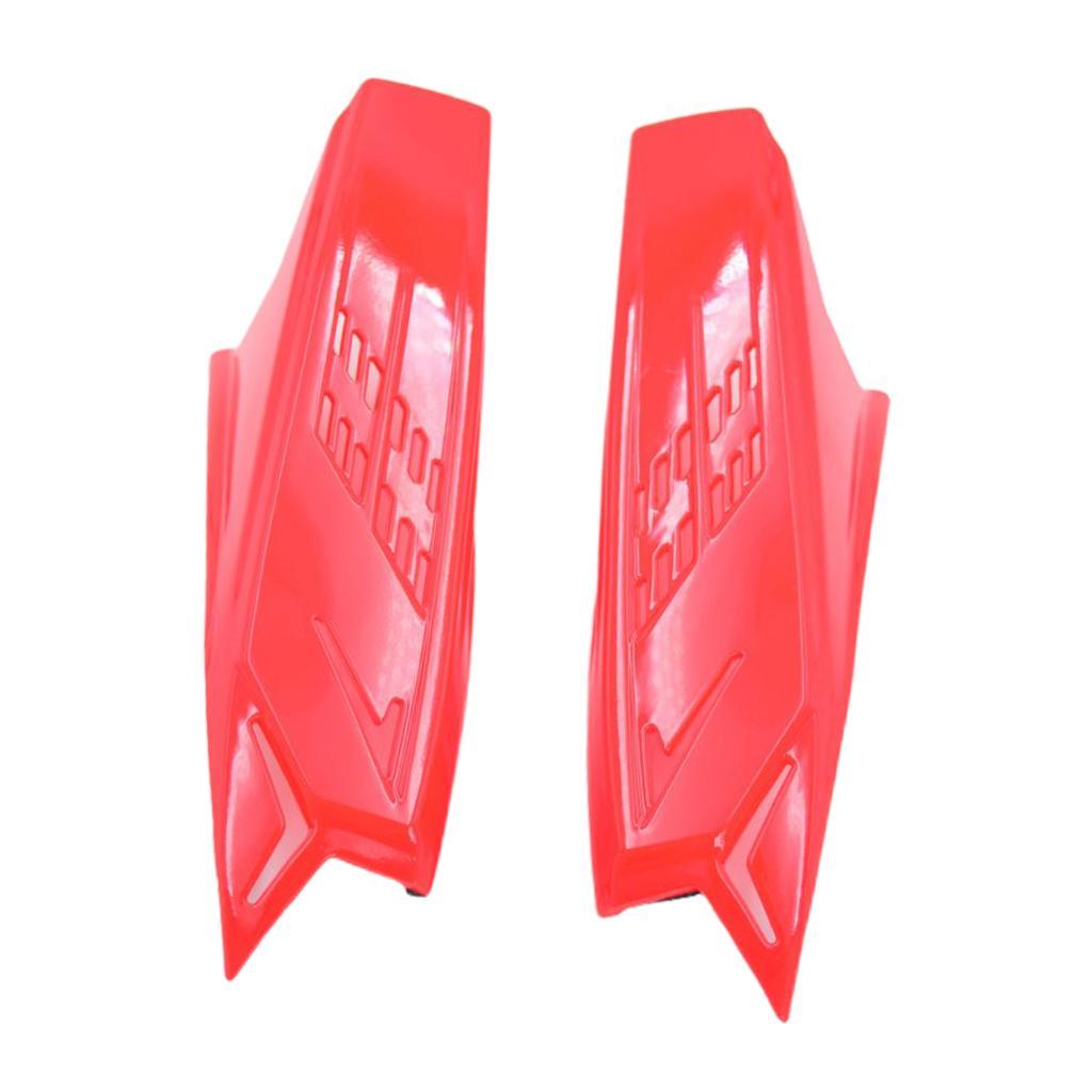 2Pcs Red Modification Accessories Protective Decor Motorcycle Horns