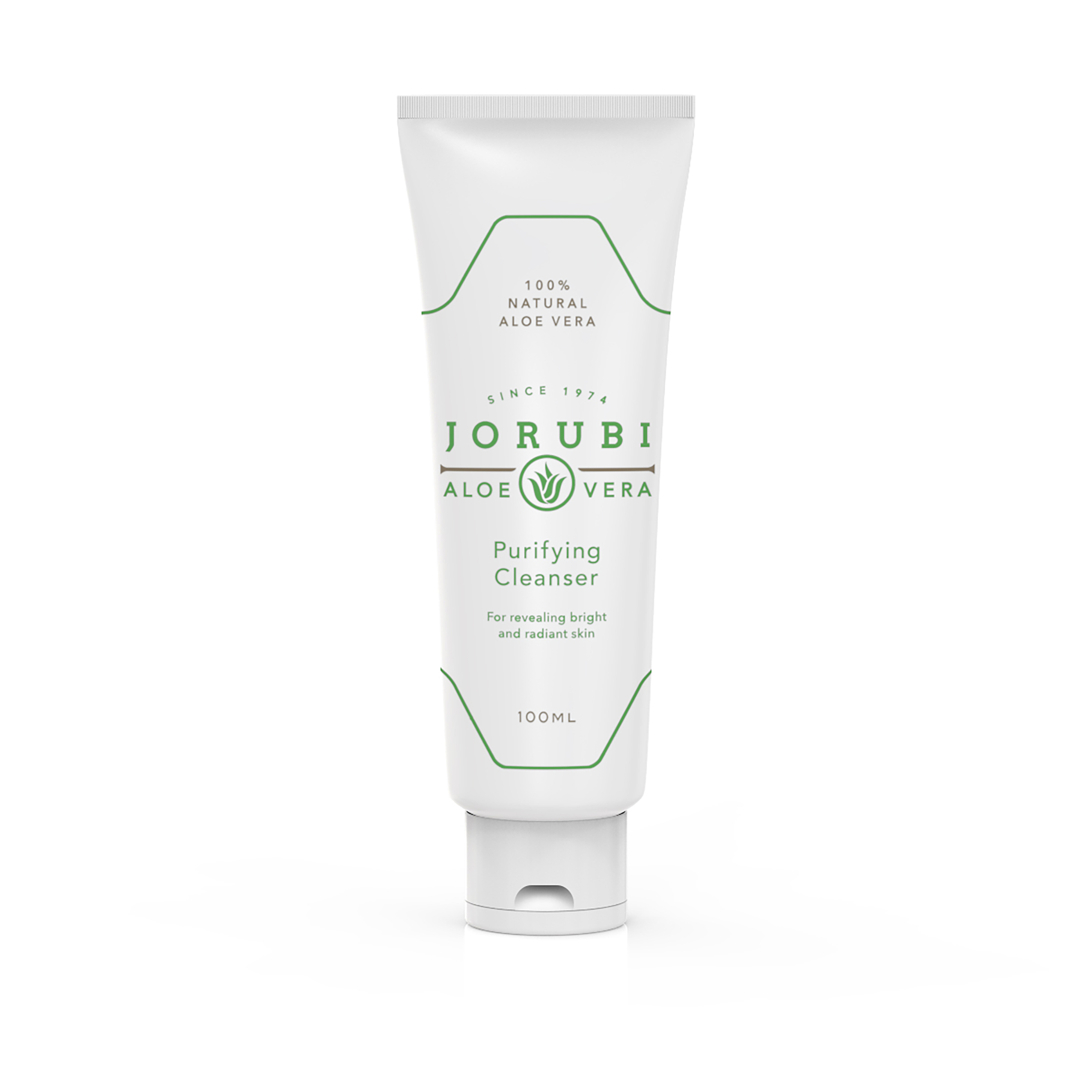 Combo 1 sữa rửa mặt + 1 gel dưỡng ẩm từ nha đam cho da mụn Jorubi cleanser 100ml + aloe vera gel 40ml