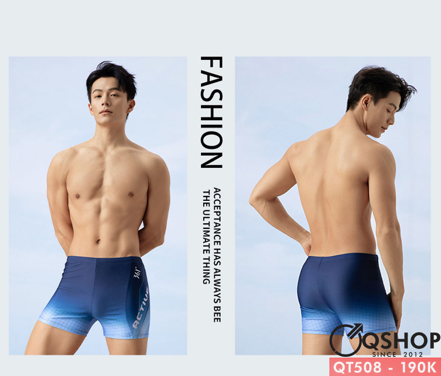 Quần bơi boxer đùi nam sành điệu QSHOP QT508