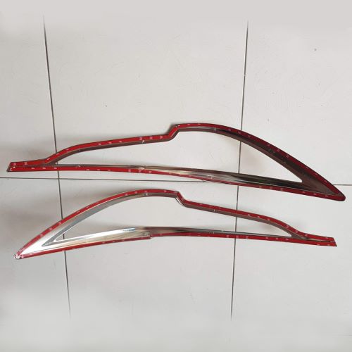 BỘ ỐP TRANG TRÍ VIỀN ĐÈN TRƯỚC MẠ CROM DÀNH CHO XE MAZDA CX5-2018