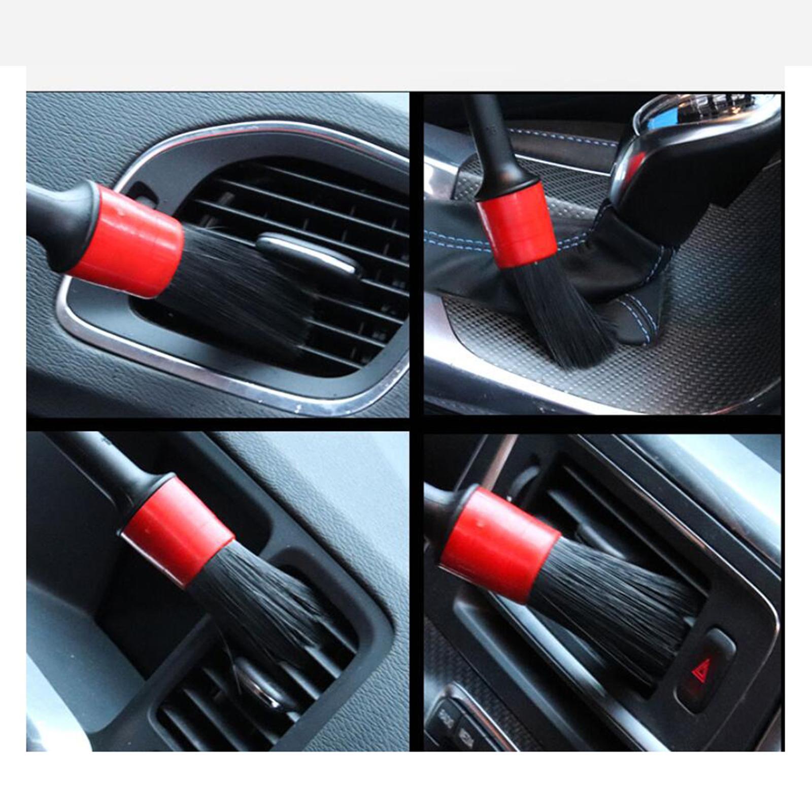 2xCar Detail Brush Accessories for  Interior Exterior Leather