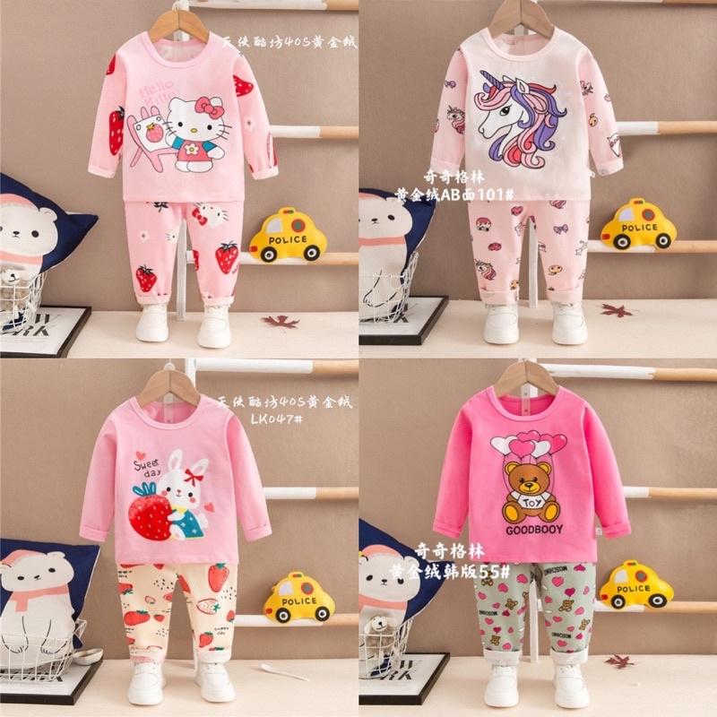 Bộ dài tay xuất hàn cho bé trai/gái