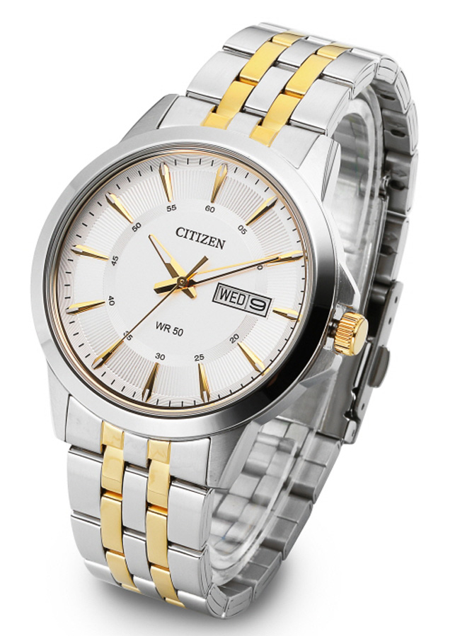 Đồng Hồ Nam Citizen Dây Thép Không Gỉ BF2018-52A - Mặt Trắng