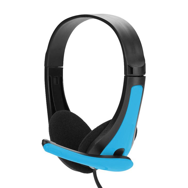 1Pc 3.5Mm Over-Tai Nghe Chơi Game Stereo Tai Nghe Nhét Tai Đỏ Vàng Xanh Dương Tai Nghe Kèm Micro Cho Laptop máy Tính Máy Tính Bảng MP3