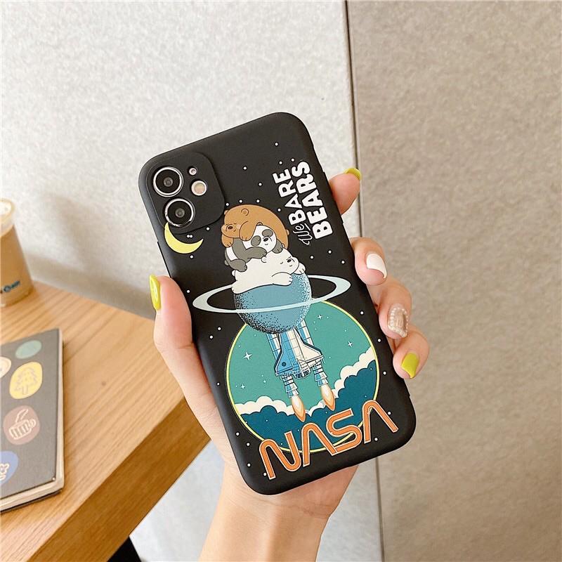 Ốp lưng dành cho Galaxy A51, A71 in hình 3 chú gấu