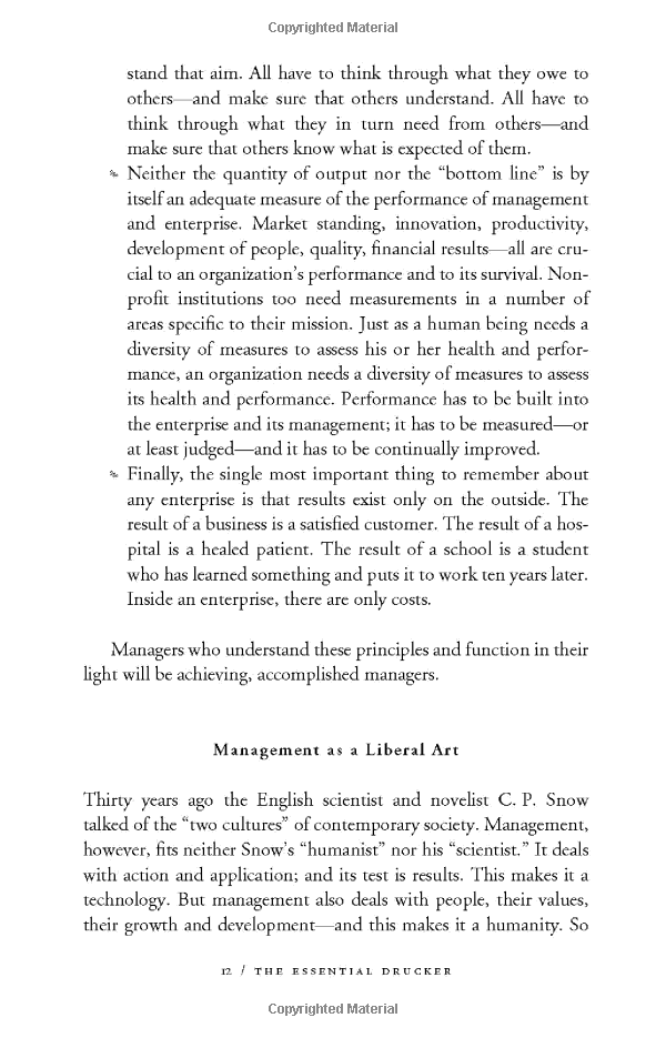 The Essential Drucker The Best Of Sixty Years Of Peter Druckers Essential Writings On Management Collins Business Essentials