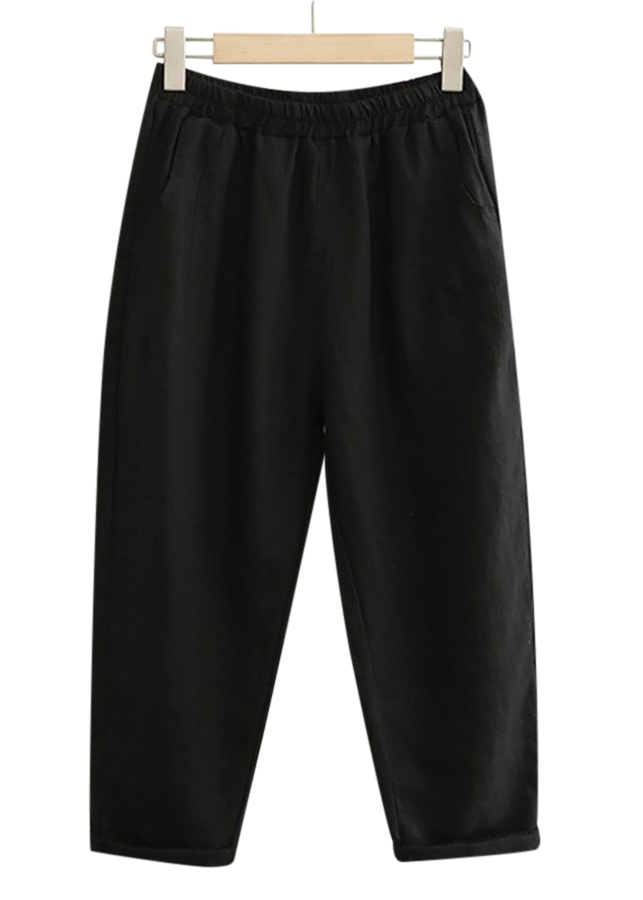 Quần Pants Basic Kaki Nữ