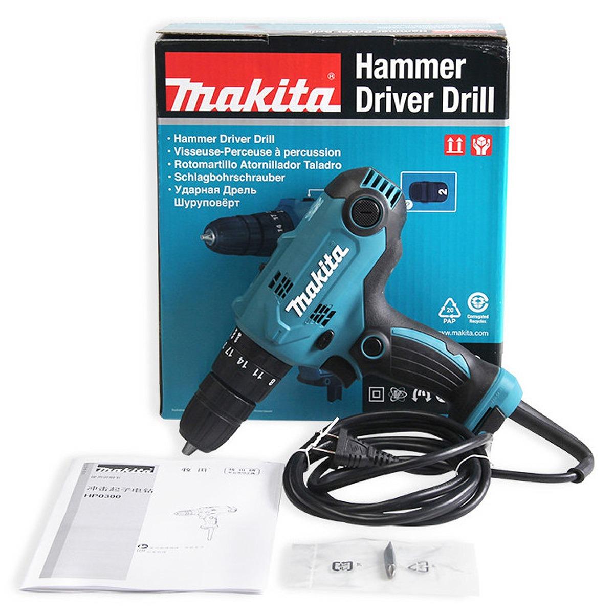 MÁY KHOAN VÀ VẶT VÍT 320W MAKITA HP0300 - HÀNG CHÍNH HÃNG