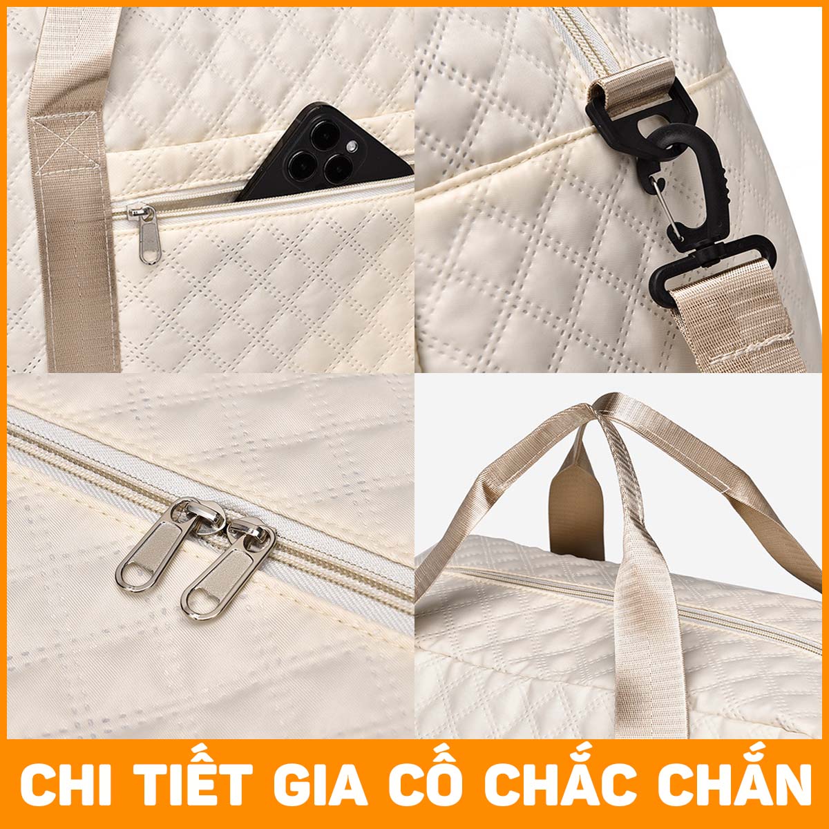 Túi du lịch 2 tầng chống nước cỡ lớn xác tay siêu nhẹ cho nam nữ chính hãng MySun Zoumani