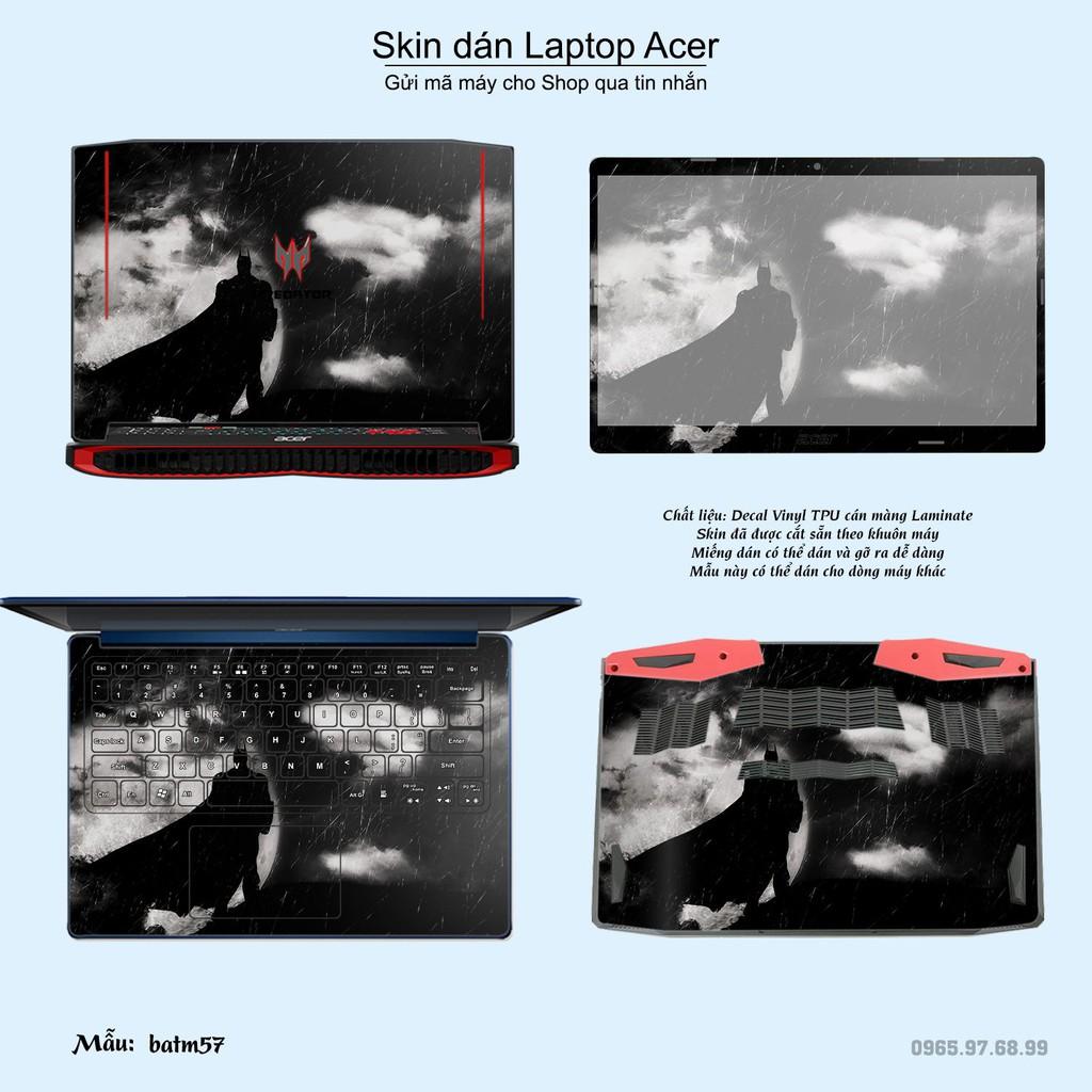 Skin dán Laptop Acer in hình Người dơi _nhiều mẫu 3 (inbox mã máy cho Shop)