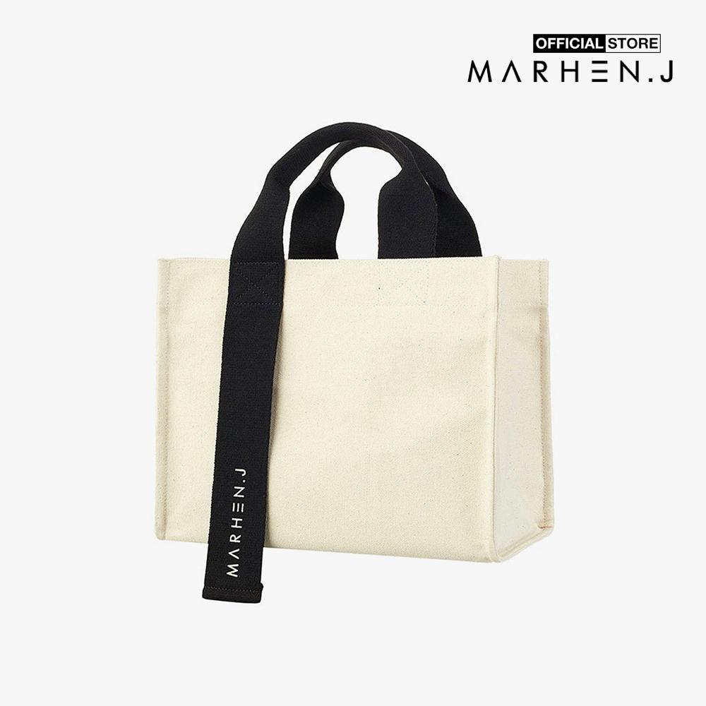 Marhen.J - Túi đeo vai chữ nhật vải bố Rico MJ18BRCO25-CV