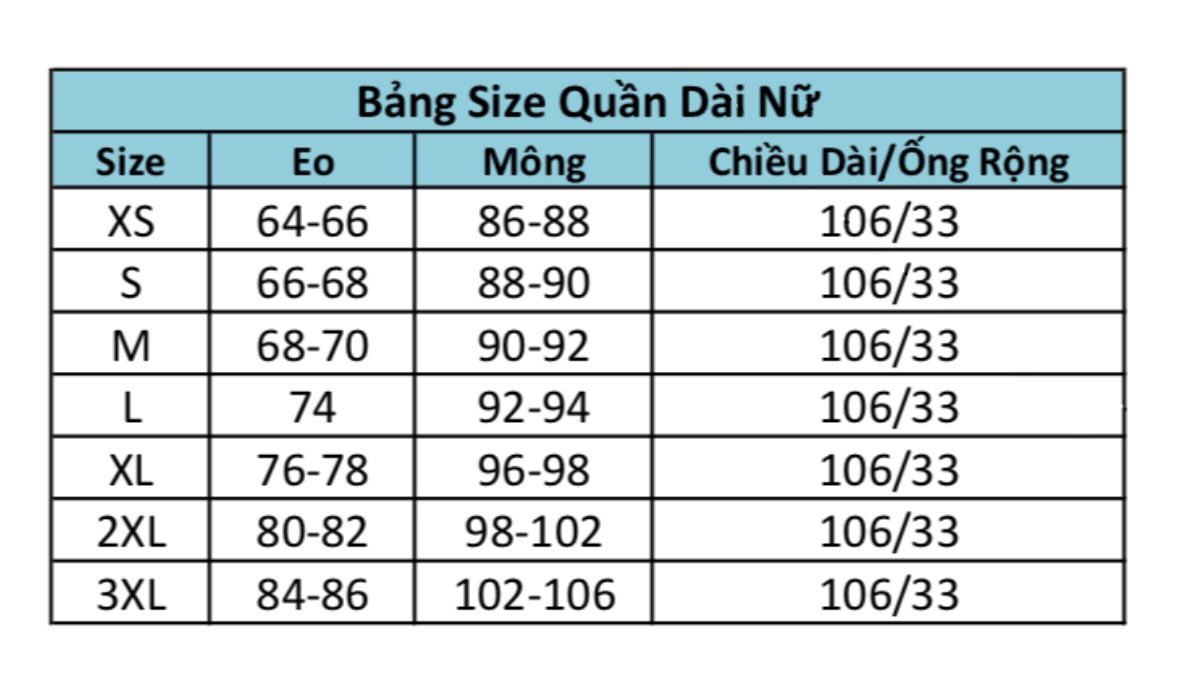 Quần áo dài nữ ống suông chất liệu phi bóng