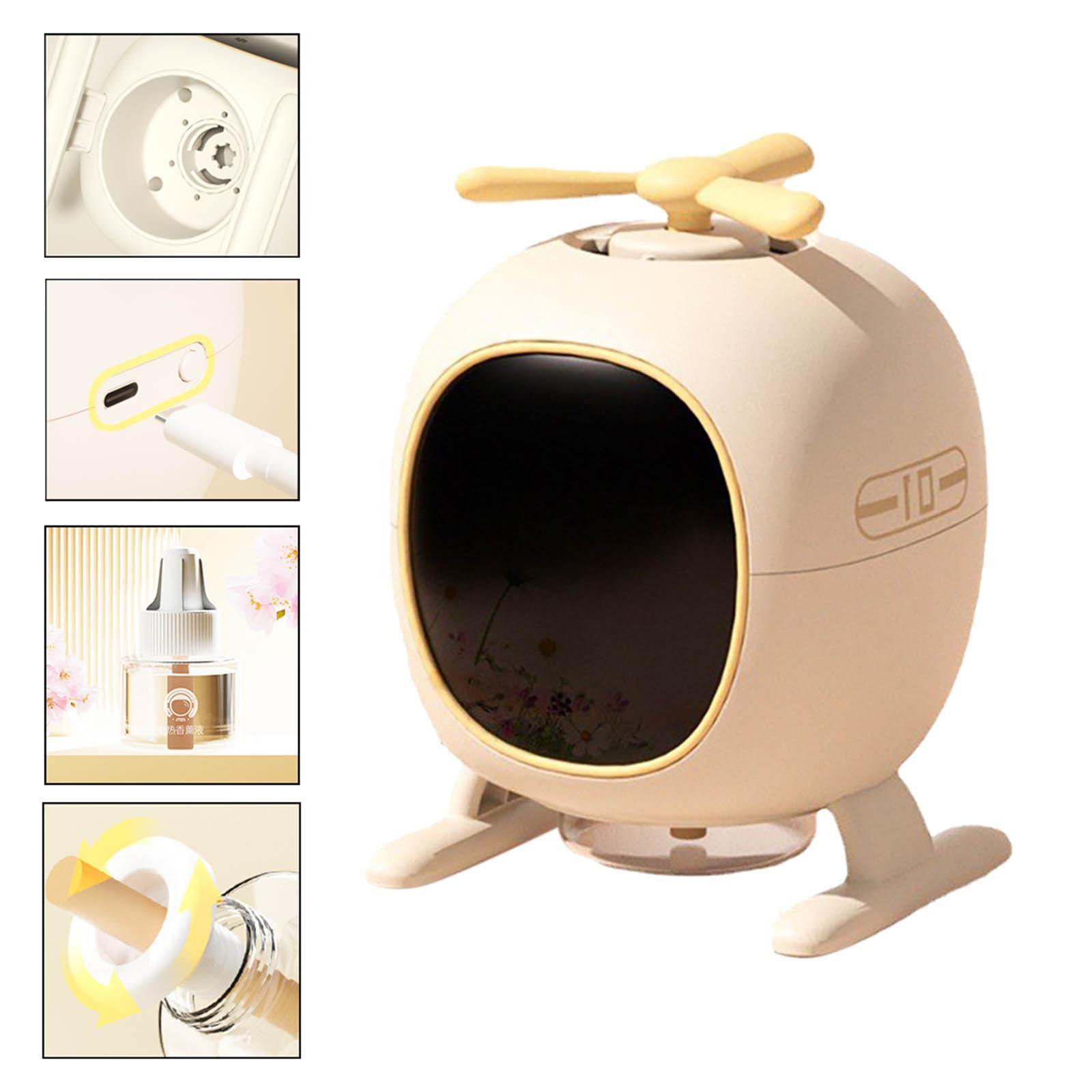 Portable Diffuser, Machine USB Humidifier for Home Yoga Office , White NO LED