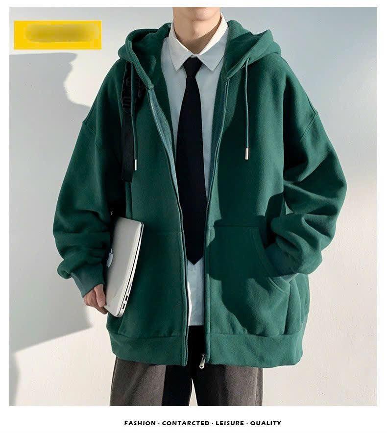 [HOT TREND] Áo Khoác/ Áo Gió Nam Nữ Nỉ Chất liệu Dày Dặn Theo Phong Cách Thời Trang Bigsize HTM FASHION - Đỏ Đô