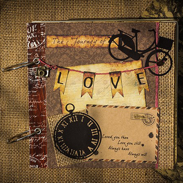 Scrapbook Tình Yêu The Journey Of Love (21 x 21 cm)